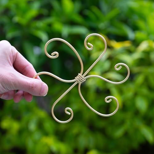 5PCS Monstera Plant Stem Support Stakes - 5.5 in Metal Supports
