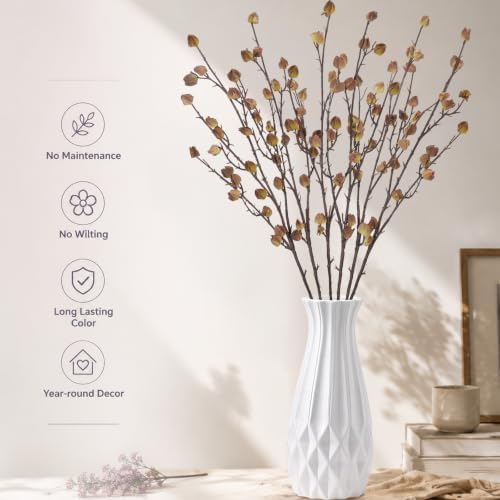 6PCS Fall Faux Berry Stems, 35.5in Artificial Branches for Vase