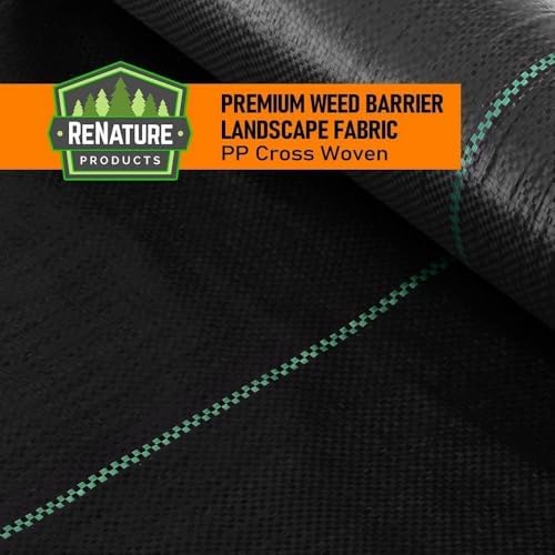 LAVEVE Heavy Duty Weed Barrier Landscape Fabric 4FT x 50FT