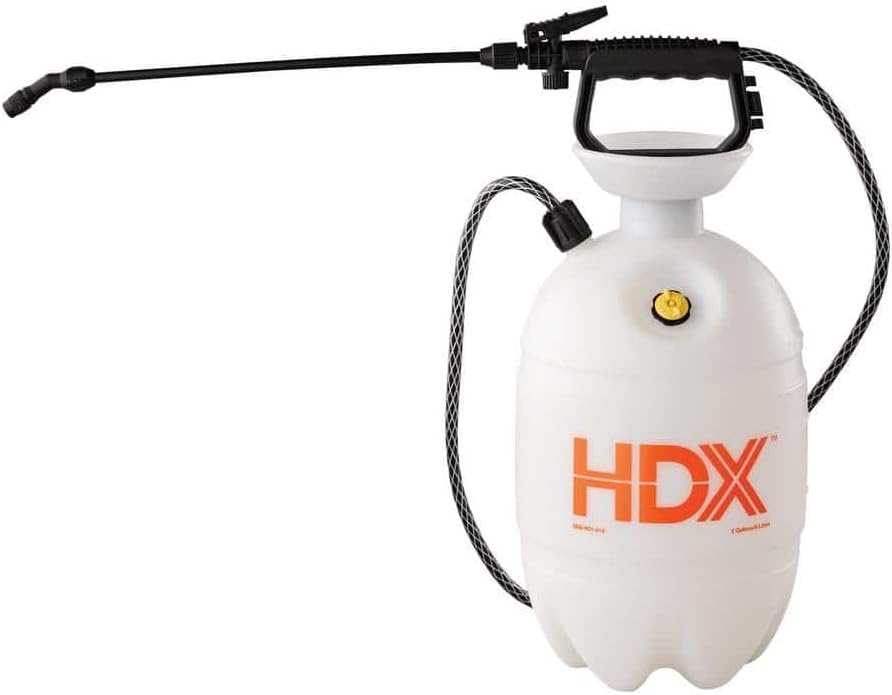 2 Gallon Pump Sprayer – Lawn & Garden, Adjustable Nozzle, Locking Trigger, Made in USA