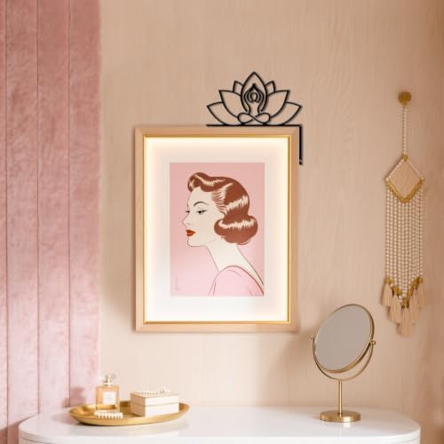 CUTHOLLOW Yoga Lotus Door Topper Sign Wall Art Decor