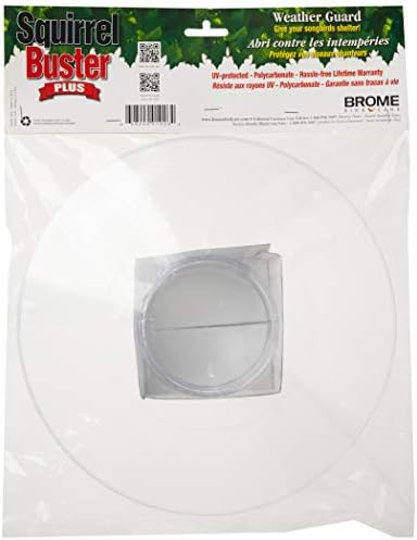 Weather Guard for Squirrel Buster Plus Bird Feeder (FEEDER NOT INCLUDED)