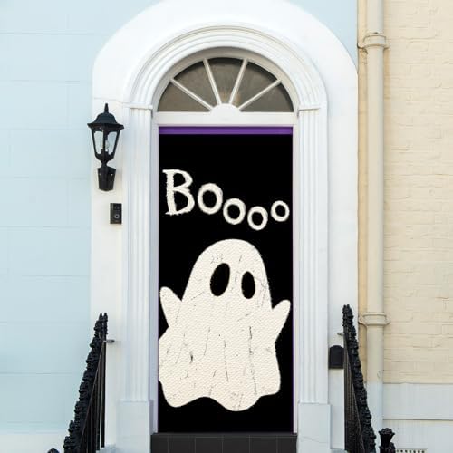 Halloween Ghost Door Cover 35.4x70.8 Inch