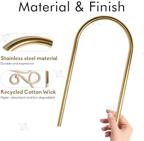 Indoor Automatic Plant Waterer, Stainless Steel Cotton Watering Device, 1/2/3 Weeks Plant Waterer Ideal for Vacation, Business Trip & When Away