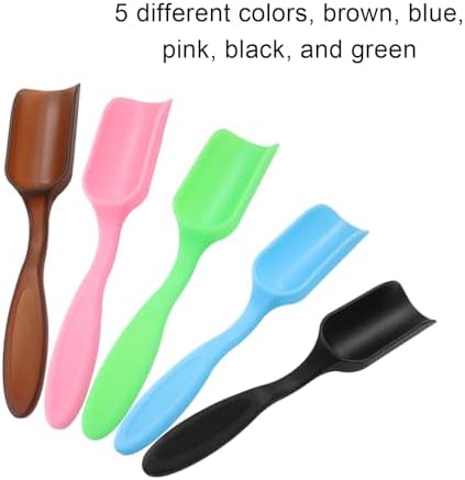 5Pcs Plastic Mini Gardening Shovel Spoons, Colorful