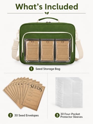 Seed Storage Organizer Bag