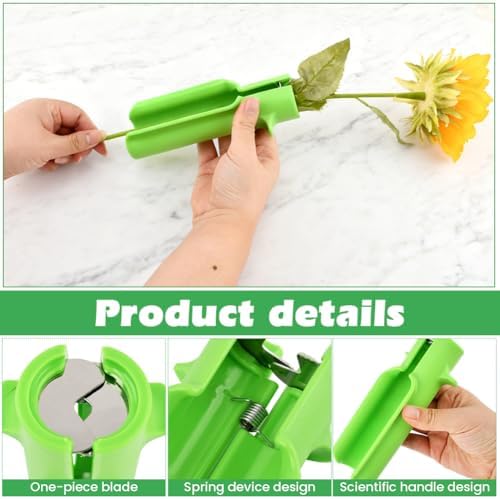 3 Pcs Rose Thorn Stripper Tool, Professional Thorn & Leaf Remover, Florist-Grade Thorns Remover for Roses with Safety Guard for Bouquets and Pruning, New Upgraded Design for Home and Florist Use
