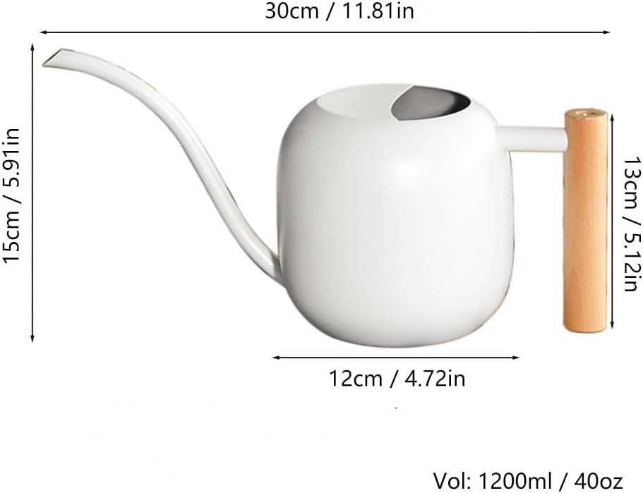 Small Watering Can Indoor Plants, 40oz/1.2L Garden Watering Can, House Plant Watering Can Cute Watering Pot with Long