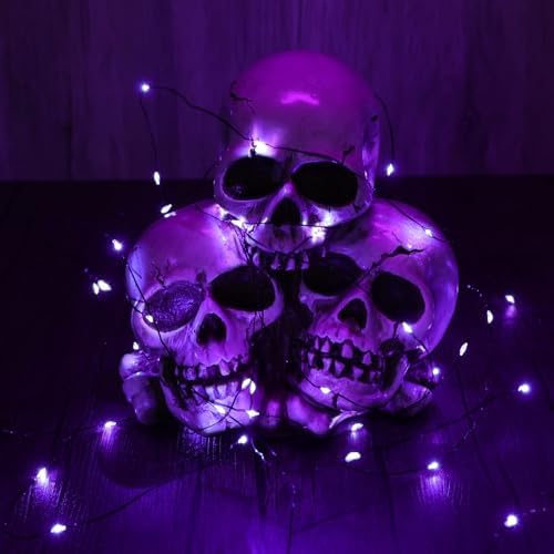 Joomer Purple Halloween Solar String Lights - 2 Pack Total 80FT 240LED