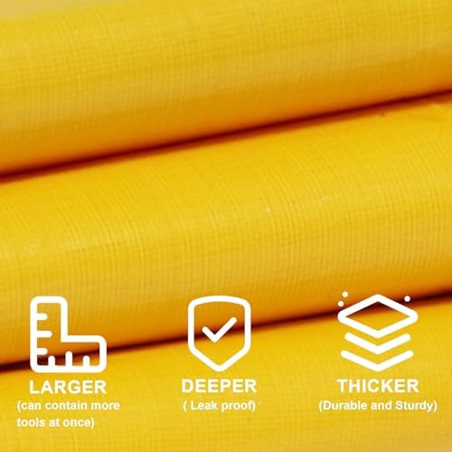 30" X 30" Large Plant Repotting Mat for Indoor Plants Potting Soil, Foldable Waterproof Plant Repotting/Potting Tray, Portable Potting Mat Gardening Tray for House Plants (Medium 30 X 30" (Orange))