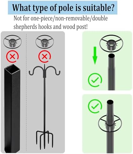 Squirrel Baffle for Bird Feeder Pole,Slinky-Loaded Wobble Defense,19 Inch