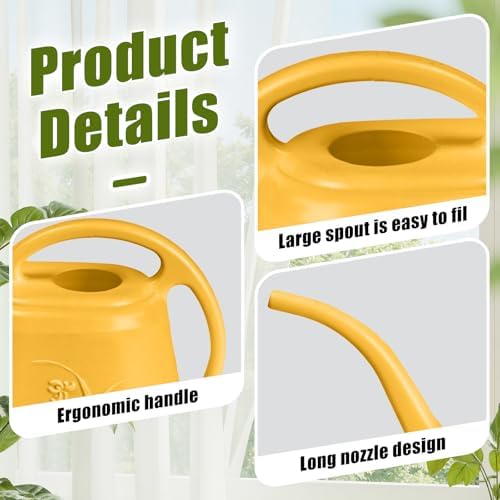 Plant Watering Can - 1/2 Gallon - Orange