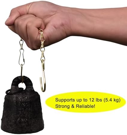 Chain for Hanging Plants,11 Inch Gold Hanging Chain(Gold, 11 Inch-6PCS)