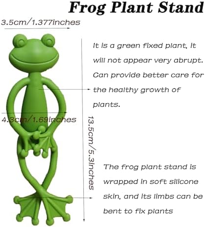 6pcs Frog Plant Stand Holder Plant Propagation Buddy for Indoor Accessories