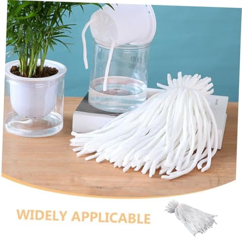 100pcs Self-Watering Cotton Wick Rope for Hydroponic Plants Diameter Absorbent Cord for Automatic Plant Watering