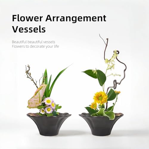 Japanese Flower Frog Vase Kit Ikebana Flower Arrangement Bowl