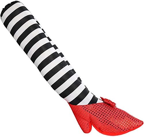 Wicked Witch Legs Halloween Prop - Feet With Ruby Slippers Outdoor Indoor