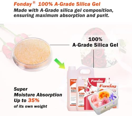 10LBS Fonday Silica Gel Flower Drying Crystals for Bouquet Preservation