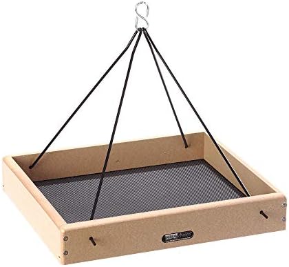 Birds Choice Hanging Tray Bird Feeder | Large, 16in x 13.5in x 2.5in