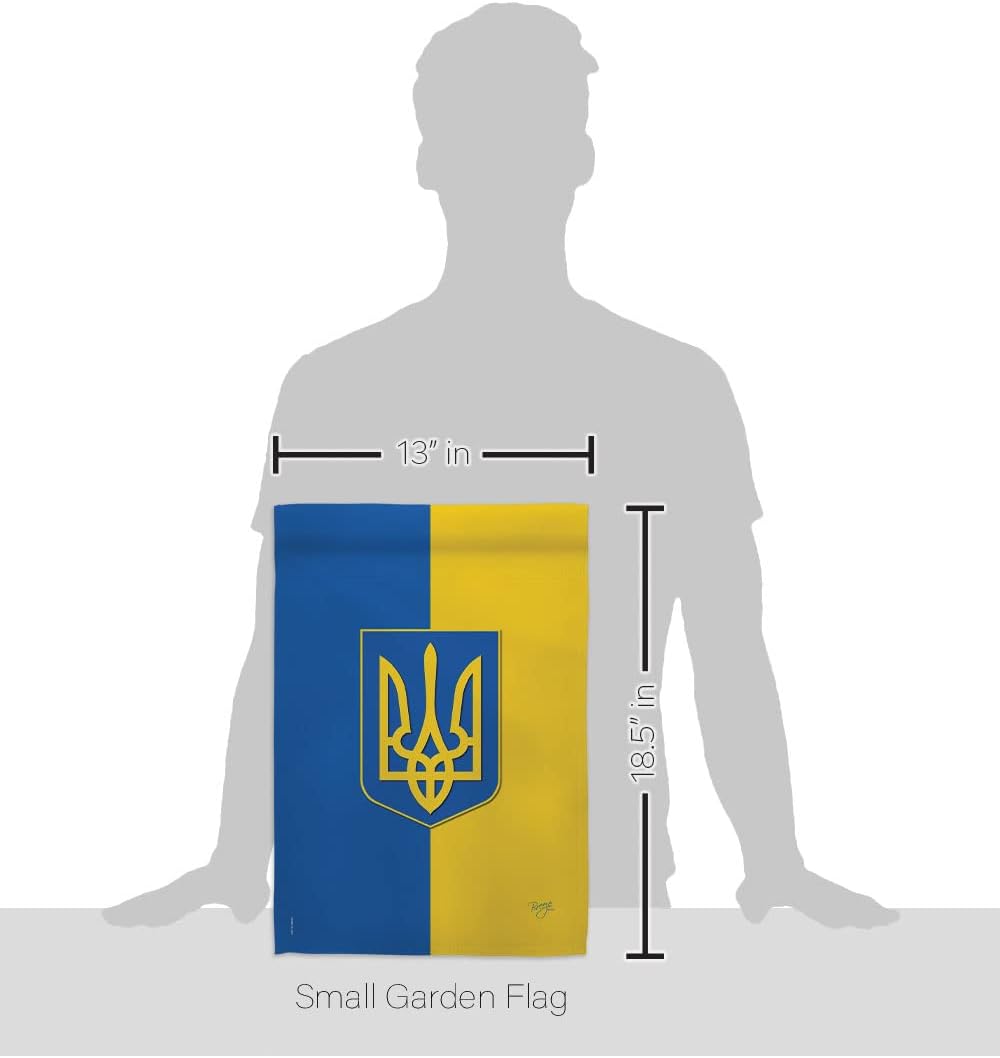 Ukraine Garden Flag Set With Stand Bandera de Ucrania Breeze Decor Indoor Tapestry Suppport Україна Outdoor Home