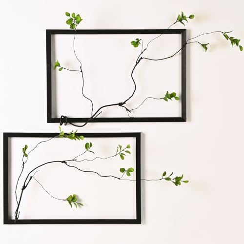 Waipfaru 6PCS Artificial Ficus Branches for Vase, Faux Greenery Stems for Vase Filler, 47in Realistic Flexible Eucalyptus Stems Fake Artificial Twig Plants Indoor Home Tables Centerpieces Office Decor