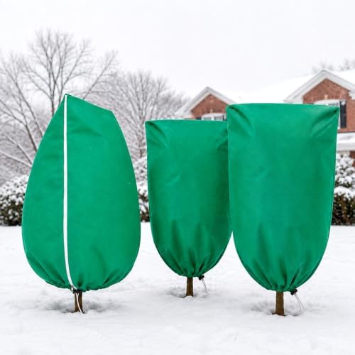 NONMON 4 Packs Plant Covers Freeze Protection 47.7" X 72"
