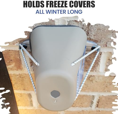 The HOSE BIB BUDDY - Finest Spigot Mounting Plate | The ONLY Slide-in. Patented | No Faucet Removal! | Outdoor Faucet Repair | Made in USA | Thick Aluminum-Magnesium Securing Plate (1 Pack)