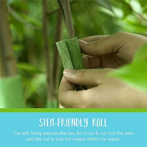 VELCRO Brand ONE-WRAP Tree and Plant Ties, 18 Ft x 2 in, Green