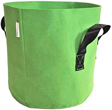 Bootstrap Farmer Grow Bags 7 Gallon, Brown 10 Pack, Colored Fabric Pot for Peppers, Potatoes, Tomatoes and Plants