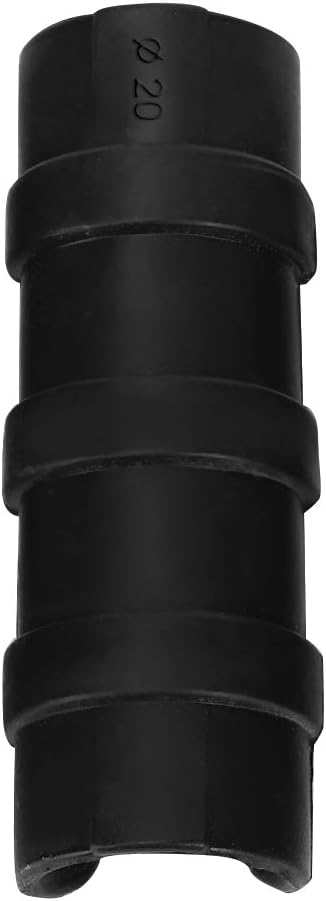 Acouto for 1/2 Inch Pvce Ewchshausps 50PCS Black Greenhouse Frame Pipe Tube and Film Clip Clamp Connector Kit Garden