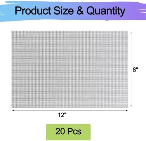Drainage Mesh for Plant Pots Bonsai Mesh Screen Liner 20 Pcs 8 x 12 inches
