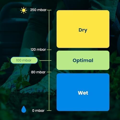 Blumat Moisture Meter for Plants - Accurate Soil Moisture Meter - Easy to Use Advanced Water Meter for Gardening