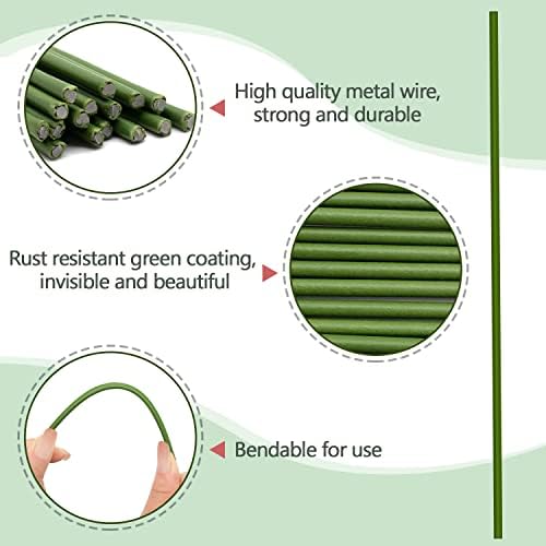 10Pcs Plant Stakes, 15IN Orchid Support Stakes for Indoor Plants