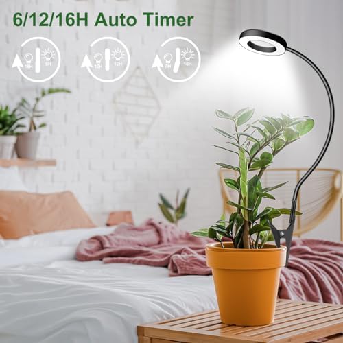 wolezek 2 in 1 Grow Lights for Indoor Plants, 48 LEDs Plant Lights Indoor