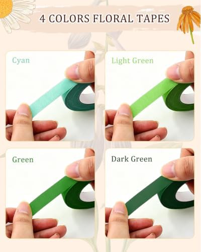 LansinLife Pipe Cleaners Flowers Making Tool Kit for Bouquet DIY