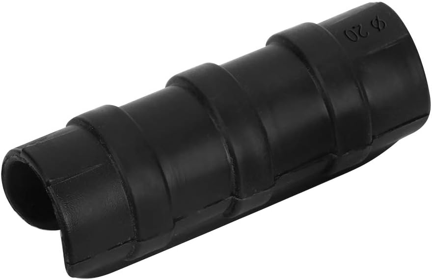 Acouto for 1/2 Inch Pvce Ewchshausps 50PCS Black Greenhouse Frame Pipe Tube and Film Clip Clamp Connector Kit Garden