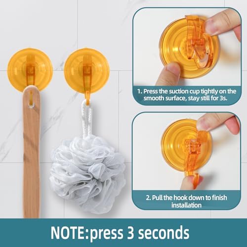 Antimbee Suction Cup Hooks,10 Pack Wreath Hangers for Front Door, Removable