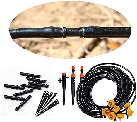 400 Pieces Drip Irrigation 1/4" Barbed Tubing End Plugs,Barbed Connectors End Cap for Drip or Sprinkler Systems