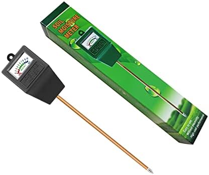 Soil Moisture Meter,Plant Hygrometer Moisture Sensor Plant Water Monitor for Potted Plants,Garden,Farm, Lawn(No Battery Needed)-Black