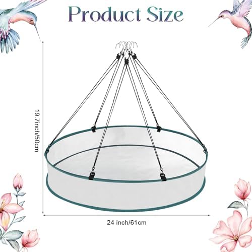 24 Inch Large Bird Seed Catcher Tray for Hanging Bird Feeder Platform