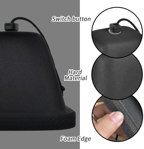ANKHOH Outdoor Faucet Covers for Winter, Hard Shell, 2 Pack Black