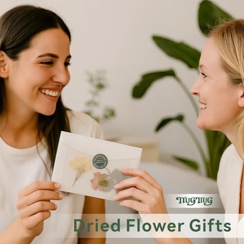 TTUGTTUG Large Flower Press Kit, 15.7" x 11.8" Wooden Pressed Flowers