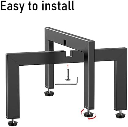 Metal Plant Stand Indoor Outdoor With Adjustable Feet, Black