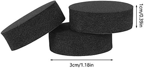 40Pcs Pot Feet Invisible Round Flowerpot Riser Stands Self - Adhesive Black Non - Slip Heavy Duty Pot Pad for Balcony