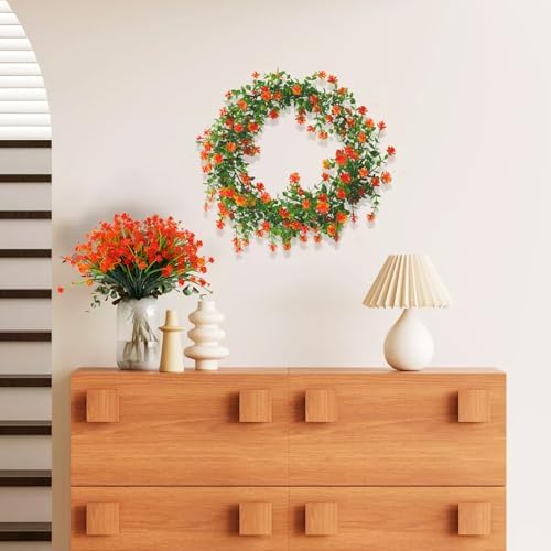 RECUTMS Faux Eucalyptus Garland Plants Fake Vines, Garlands for Decorations