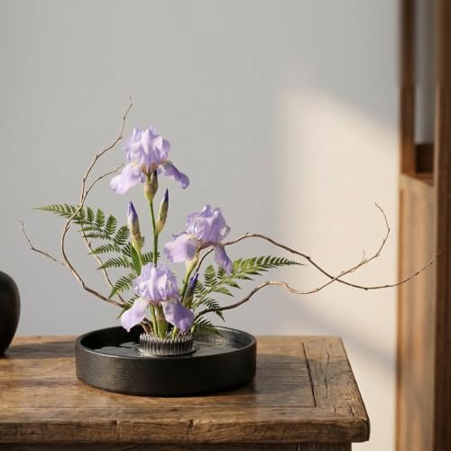 Japanese Flower Frog Ikebana Vase Kit for Flower Arrangement