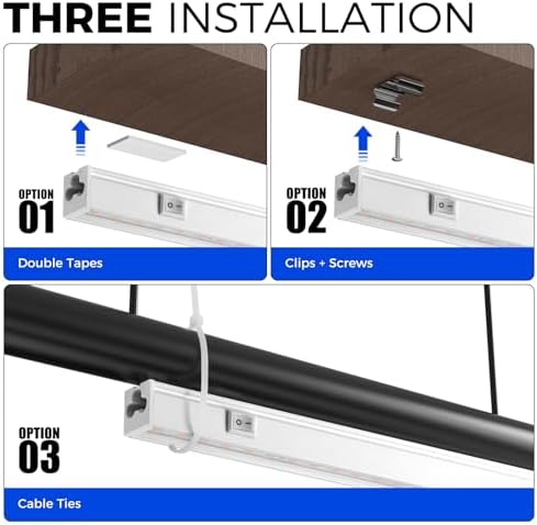 Barrina T5 Plant Lights, 5W LED Grow Light Strip, 1FT White Cover, 8 Packs