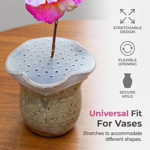 Reusable Silicone Flower Arranging Grid for Vase (5pcs)