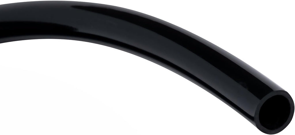 Black Vinyl Tubing 5/8” id - 50 Ft PVC Flexible Plastic Irrigation Hose | Hybrid Hose Transfer Water Air Oil for Pond