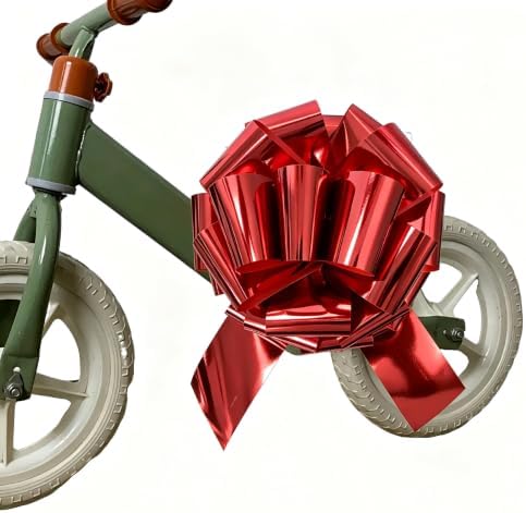 Big Gift Bow 12 Inch Big Red Bow for Gift Car Bike Birthday Decor